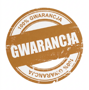 Pieczęć: 100% gwarancja